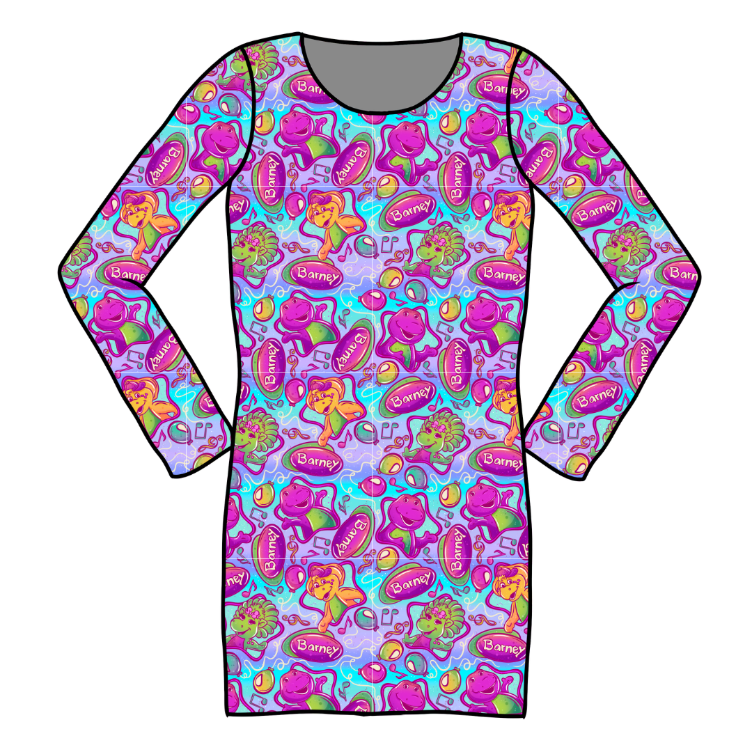 Imagination - Abby Long Sleeve Dress Ribbed - PRE ORDER
