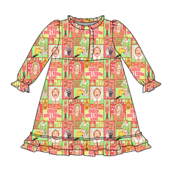 Someone Needs a Hug Emerald Long Sleeve Lounge Dress - Bamboo - Pre Order - Christmas Special