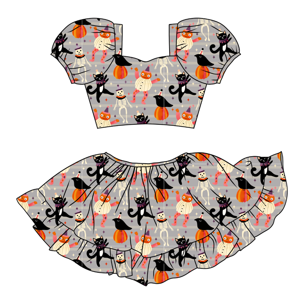 Graveyard Groove - Starlet Skirt Set Knit - PRE ORDER