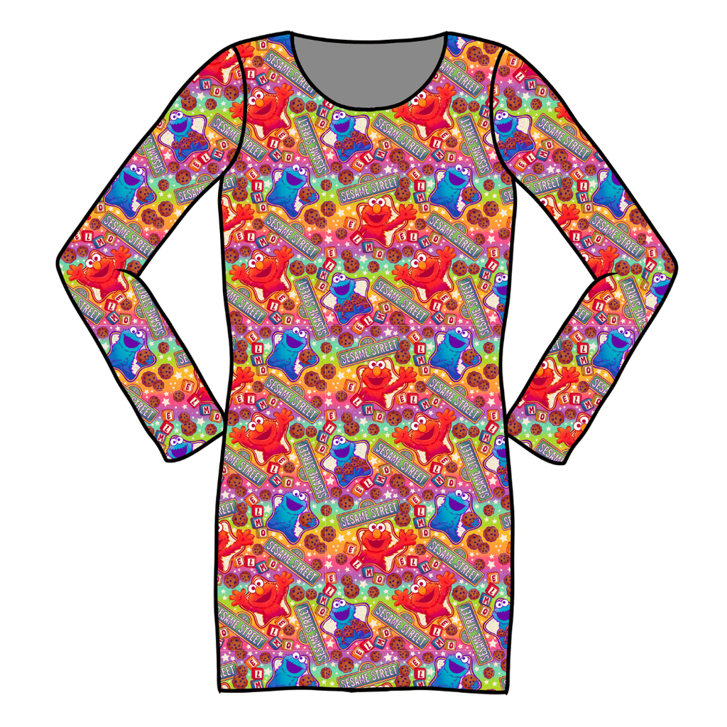 Sunny Days - Abby Long Sleeve Dress Ribbed - PRE ORDER