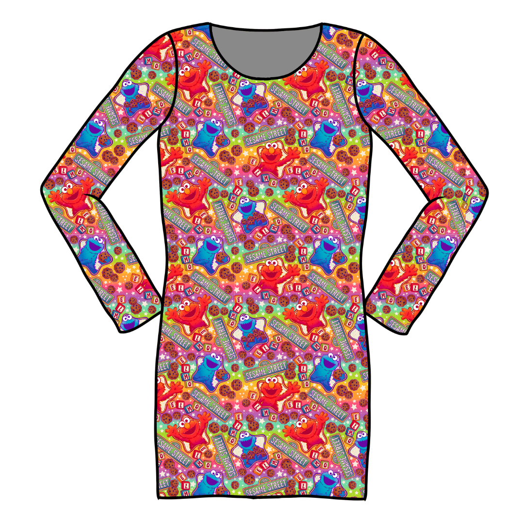 Sunny Days - Abby Long Sleeve Dress Ribbed - PRE ORDER