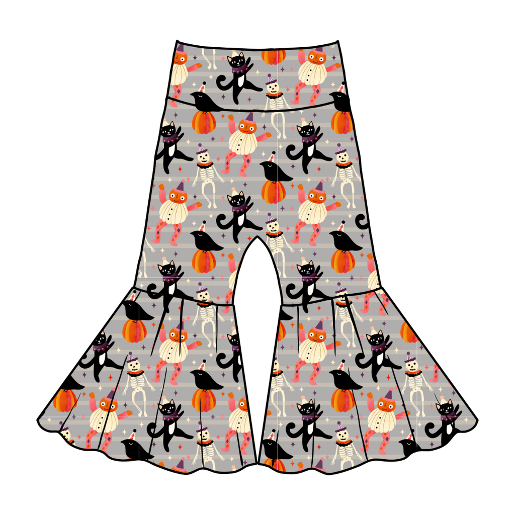 Graveyard Groove - Mirage Knit Flares - PRE ORDER