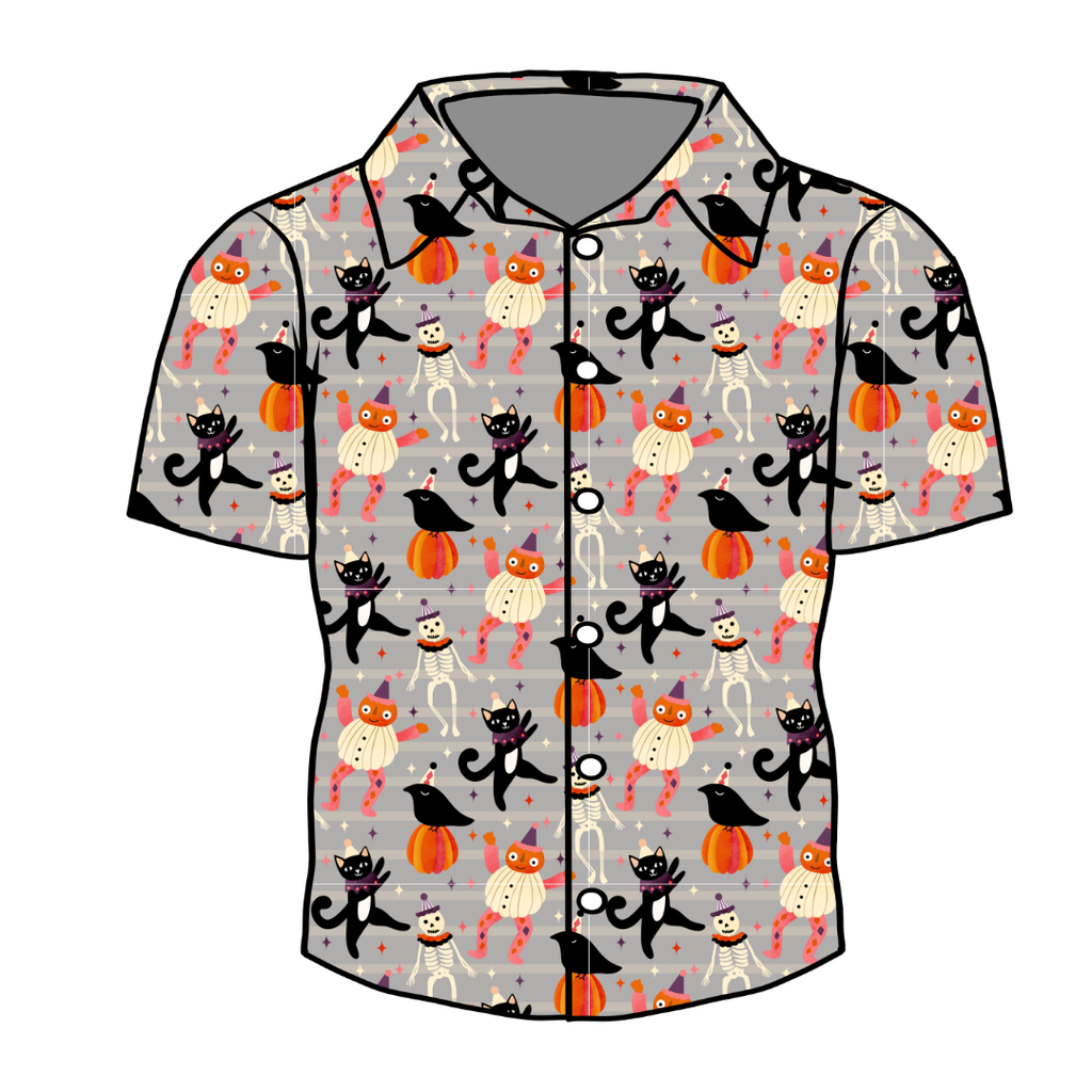Graveyard Groove - Twilight Men's Button Down Bamboo - Pre Order
