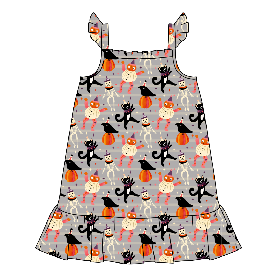 Graveyard Groove Honey Bamboo Sleeveless Nightgown - PRE ORDER