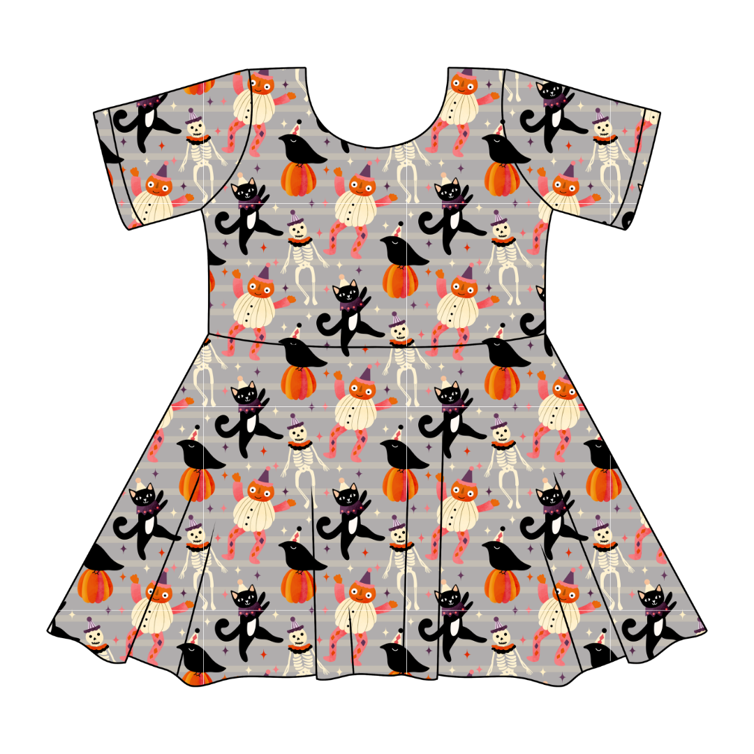 Graveyard Groove - SIERRA - KNIT TWIRL DRESS - PRE ORDER