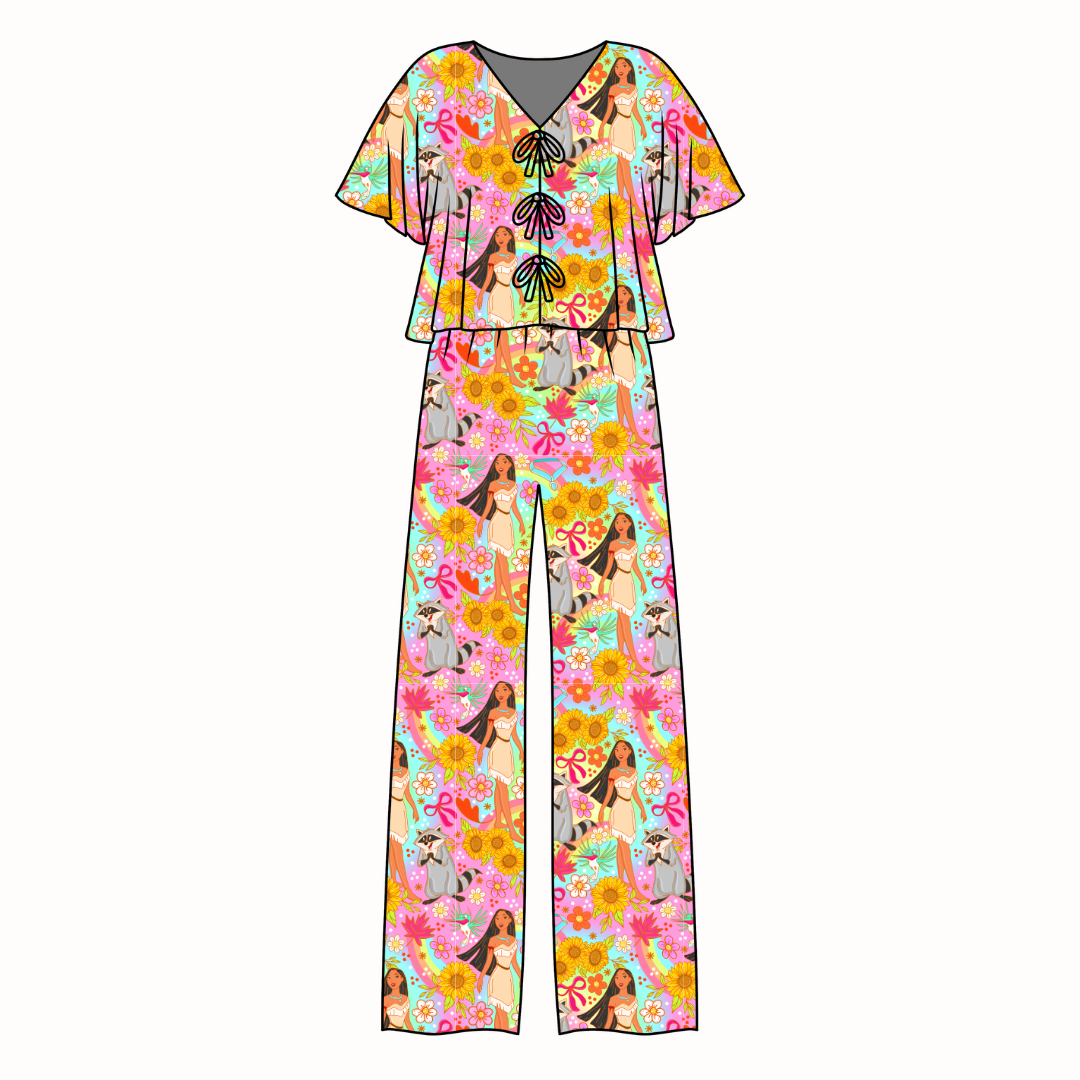 Wild & Free Lollipop Women's Front Tie Set Bamboo - Pre Order
