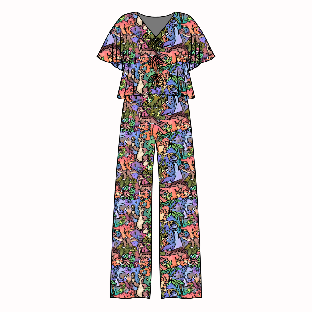 The Great Valley Lollipop Women's Front Tie Set Bamboo - Pre Order