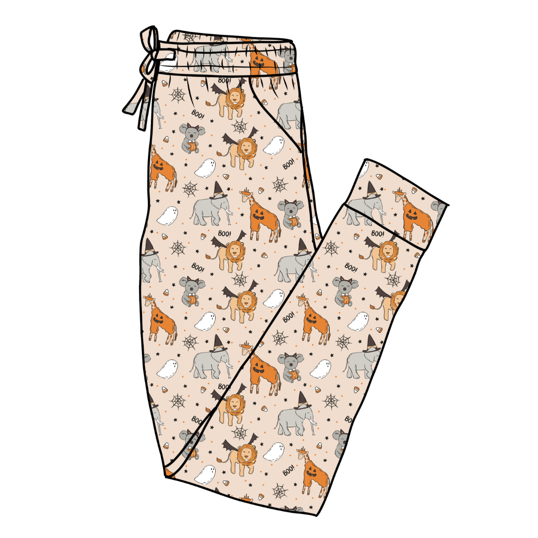 Boo At The Zoo Daze Adult Bamboo Joggers - Pre Order
