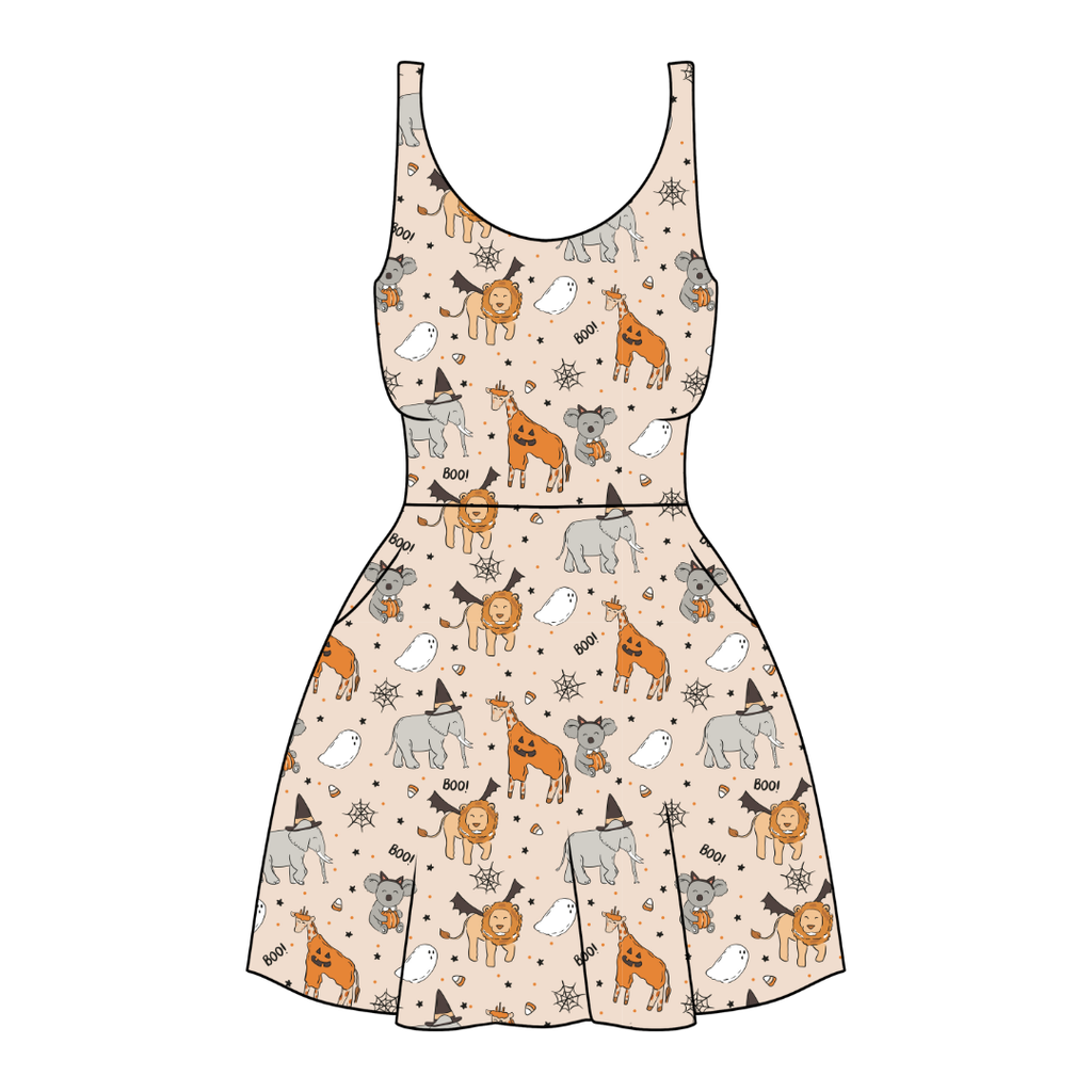 Boo At The Zoo - Women's Reverie Dress - Pre Order
