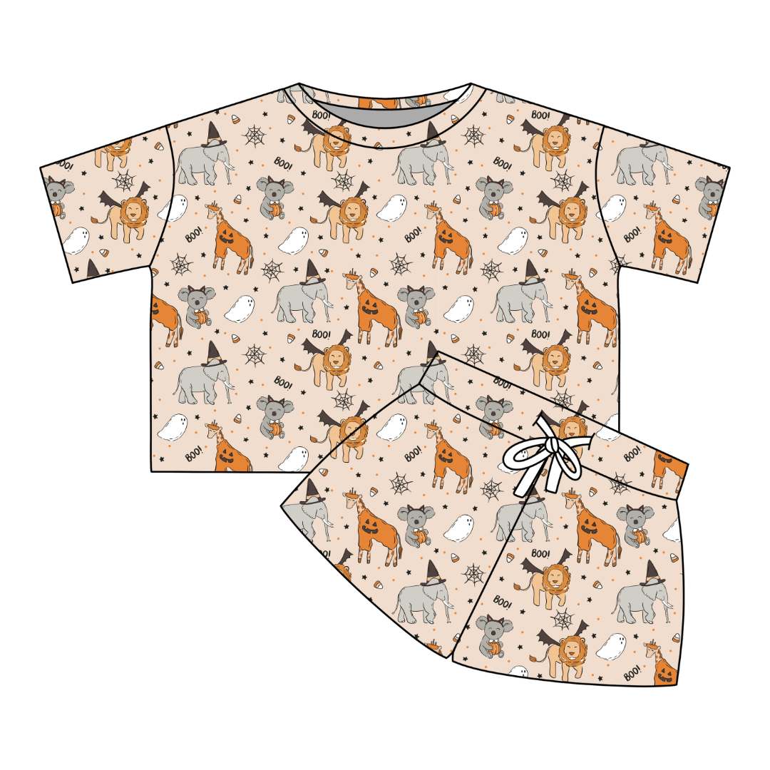 Boo At The Zoo - Kickback Oversized Ribbed Lounge Set - PRE ORDER