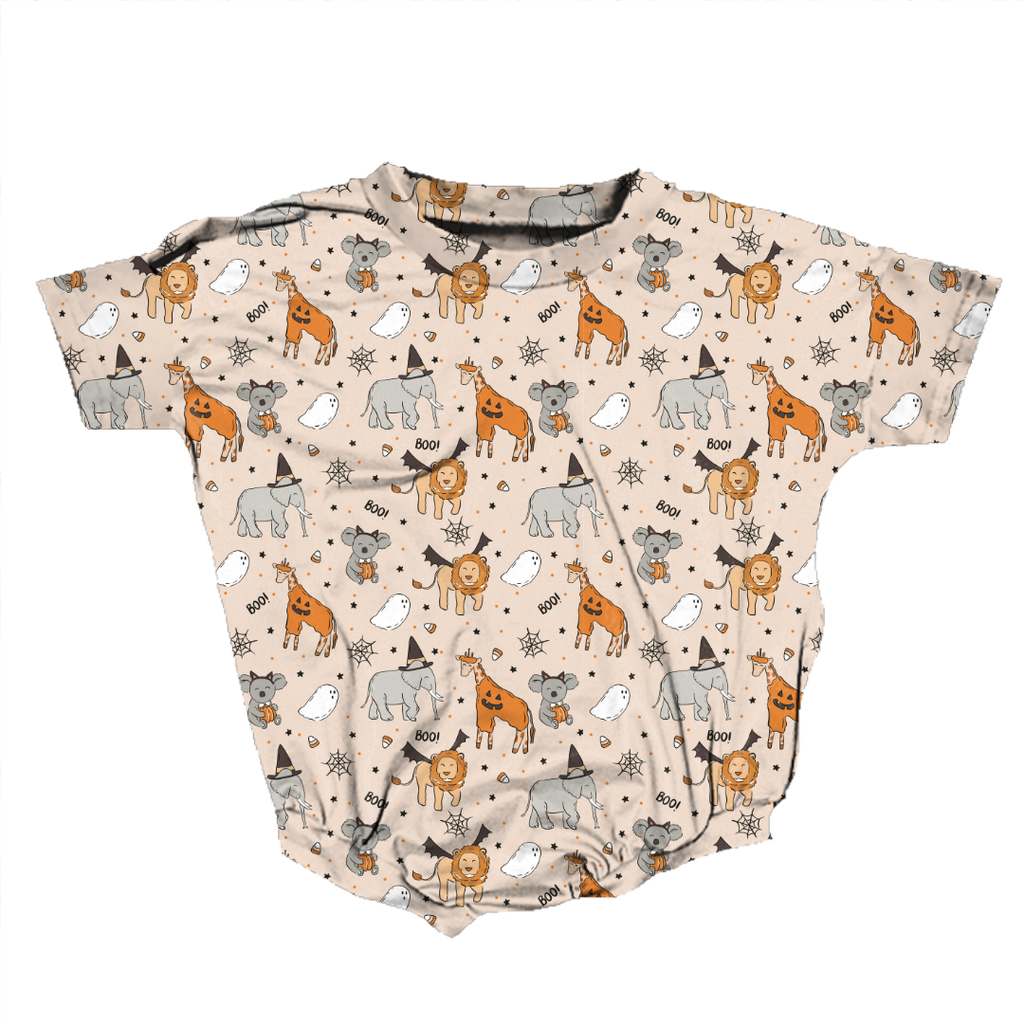 Boo At The Zoo Opal Short Sleeve Bubble Bamboo - PRE ORDER