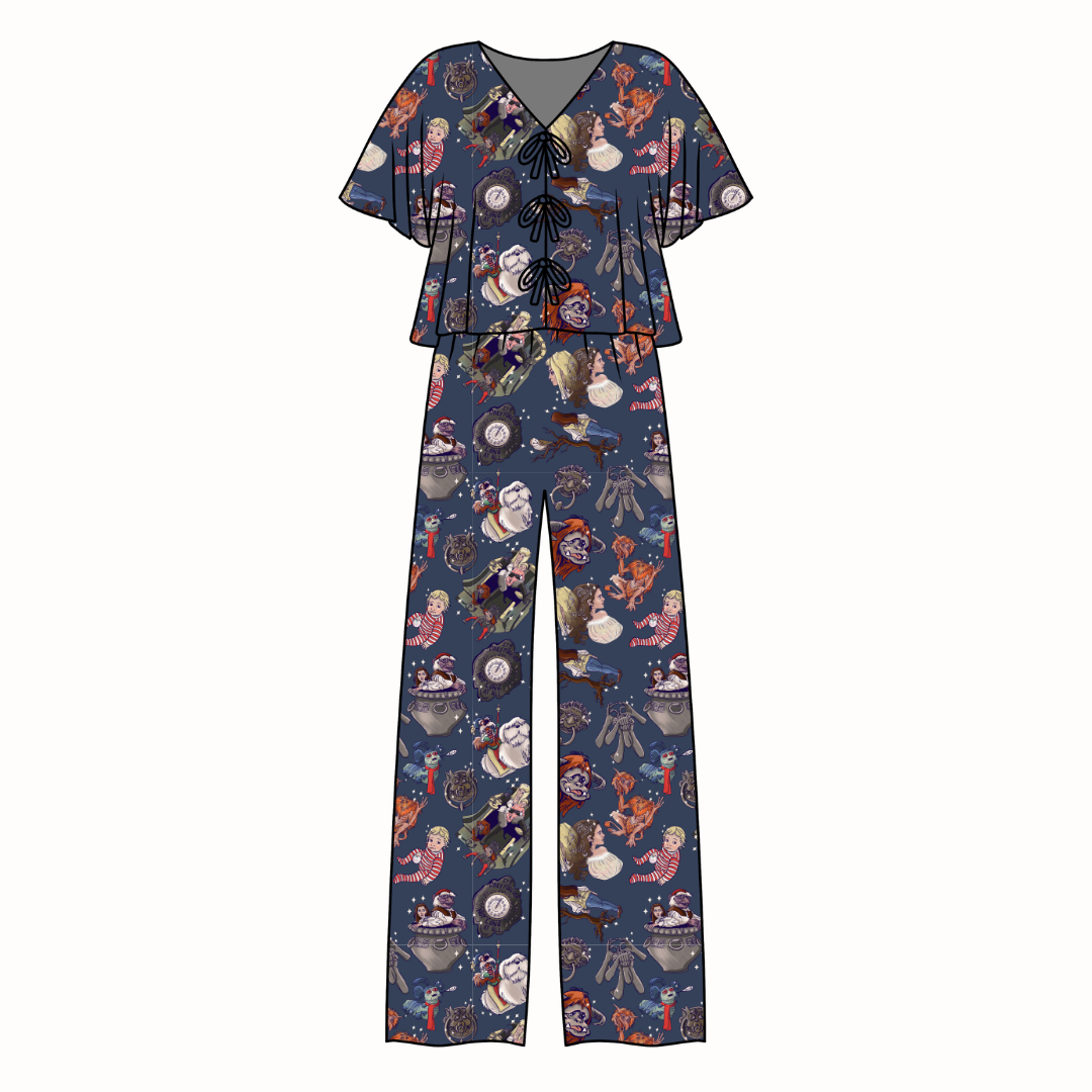 The Babe Lollipop Women's Front Tie Set Bamboo - Pre Order