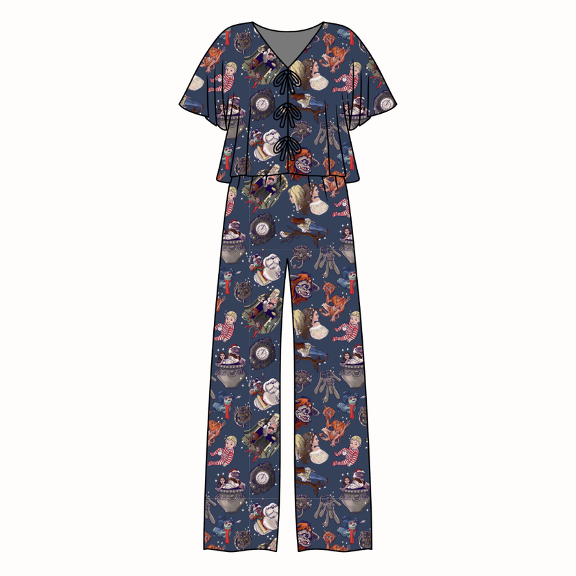 The Babe Lollipop Women's Front Tie Set Bamboo - Pre Order