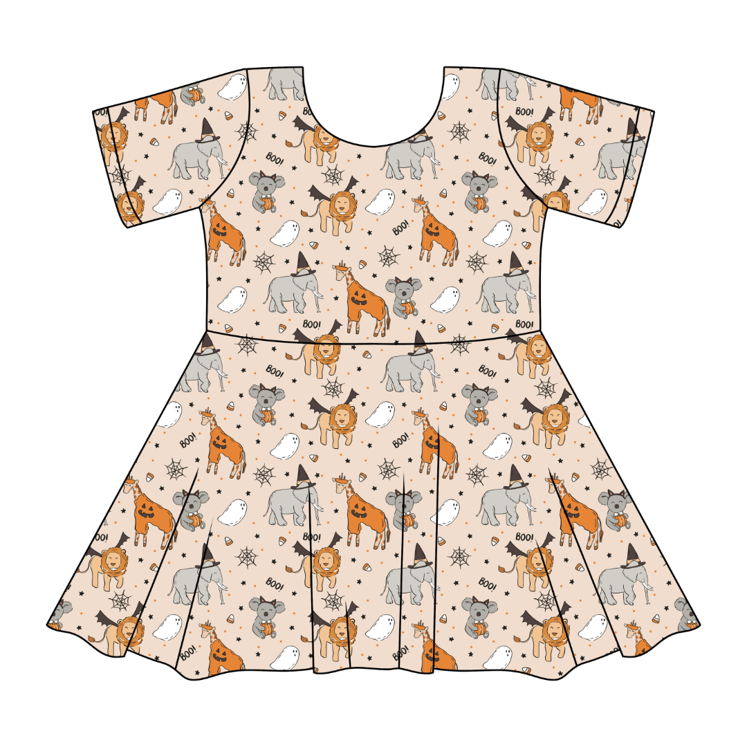 Boo At The Zoo - SIERRA - KNIT TWIRL DRESS - PRE ORDER