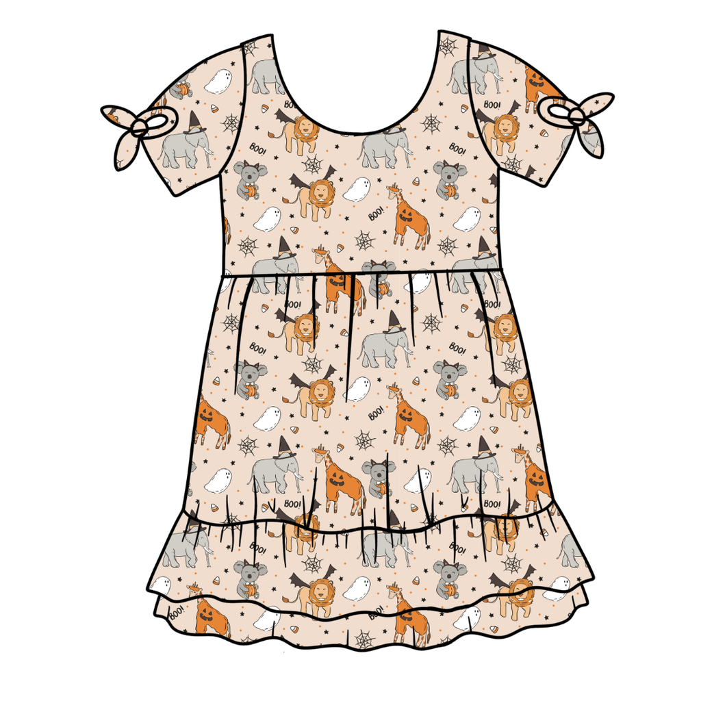 Boo At The Zoo - Serenity Short Sleeve Lounge Dress - PRE ORDER