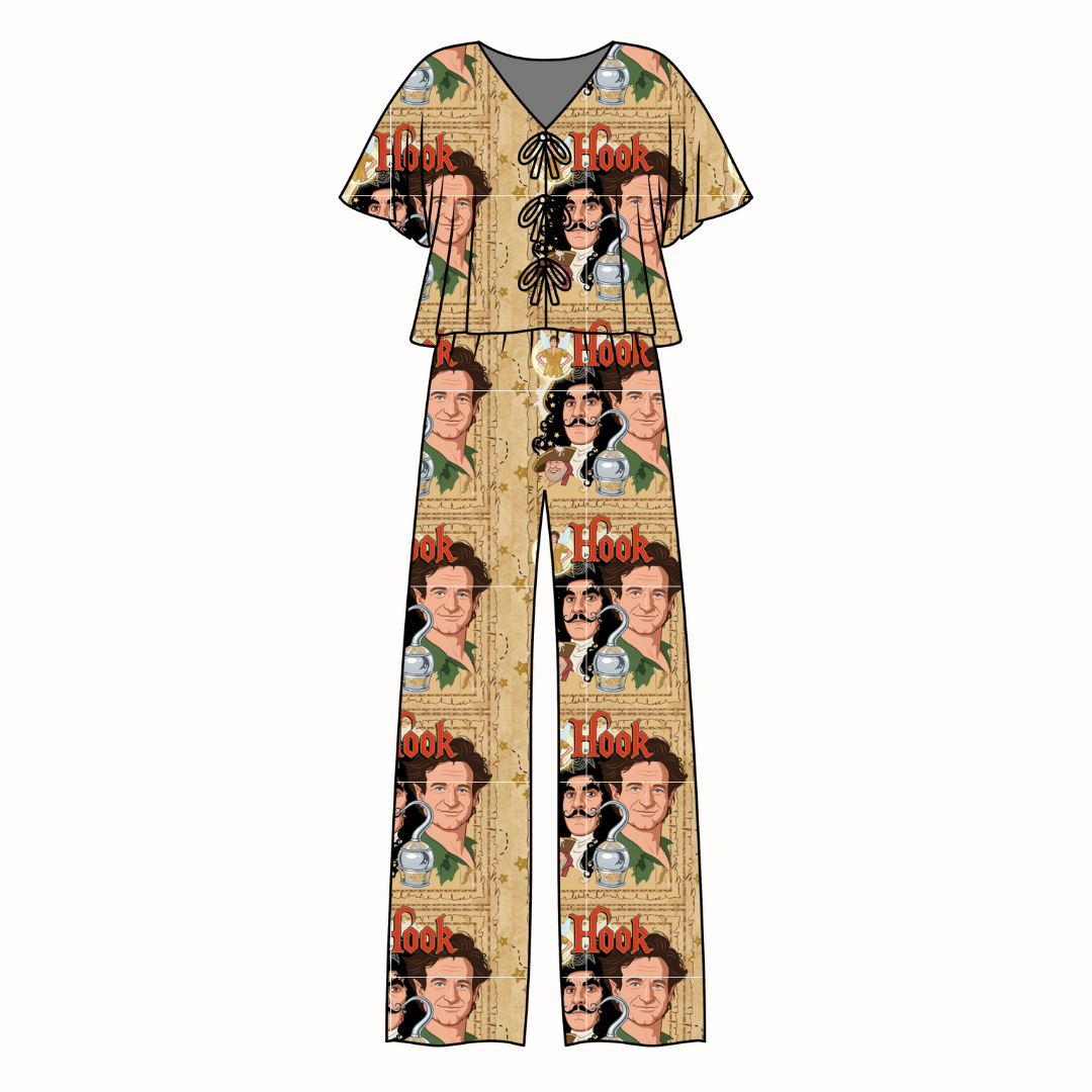 Never Grow Up Lollipop Women's Front Tie Set Bamboo - Pre Order