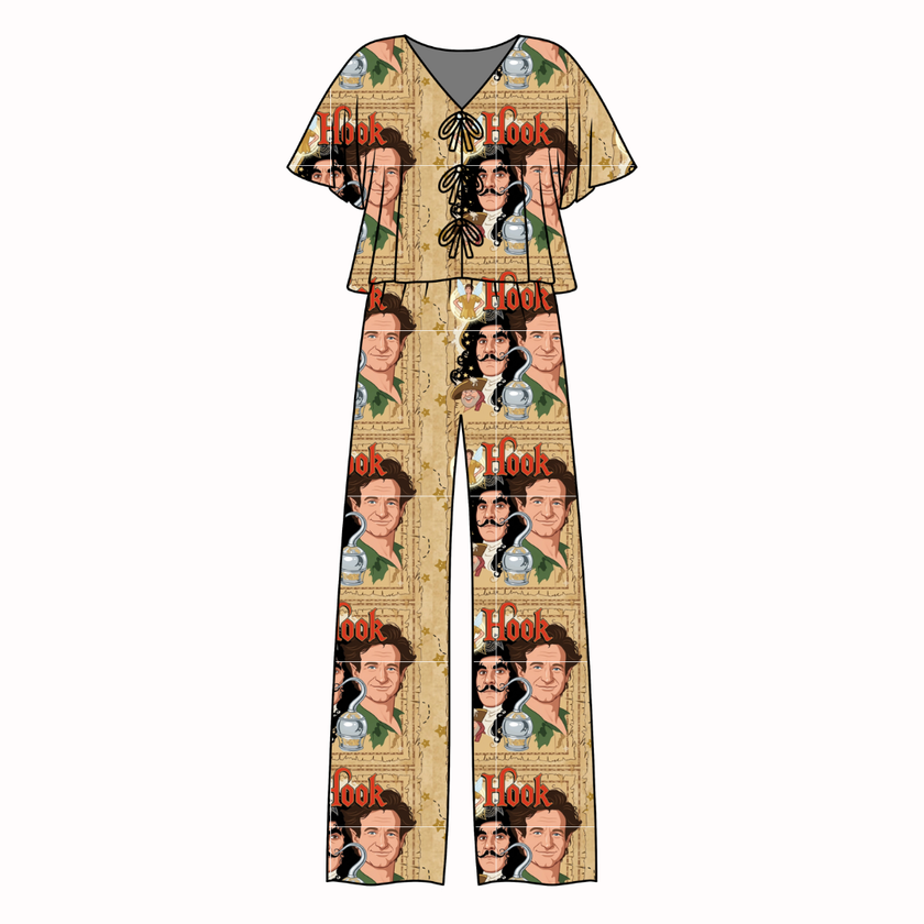 Never Grow Up Lollipop Women's Front Tie Set Bamboo - Pre Order
