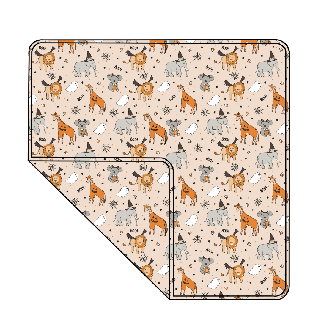 Boo At The Zoo Cloud Nine Oversized Blanket Bamboo - PRE ORDER