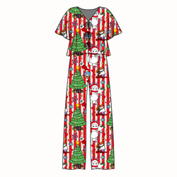 Falala Care Lollipop Women's Front Tie Pants Set - Bamboo - Pre Order - Christmas Special