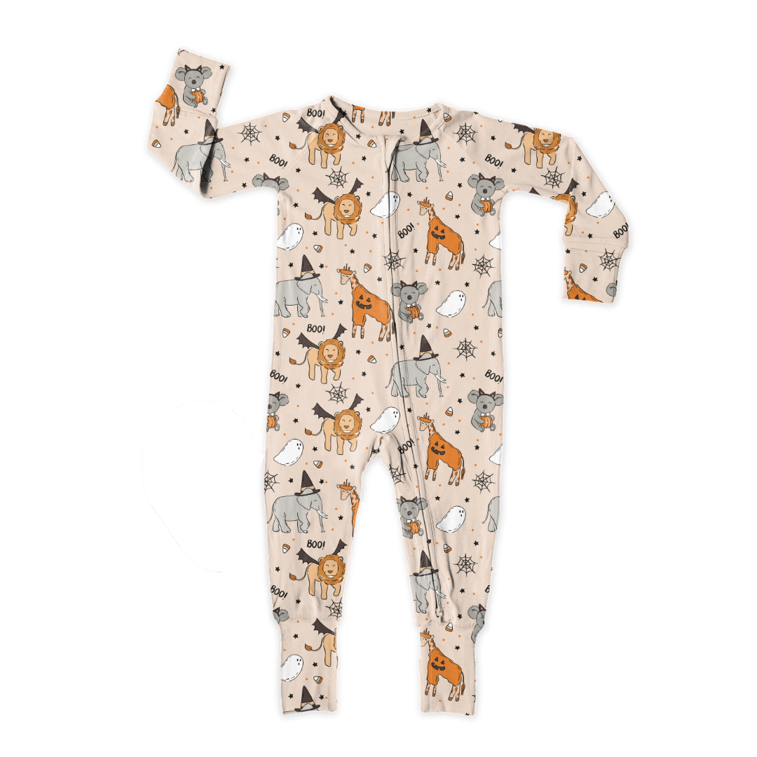 Boo At The Zoo Dreamland Long Sleeve Sleeper Bamboo - PRE ORDER