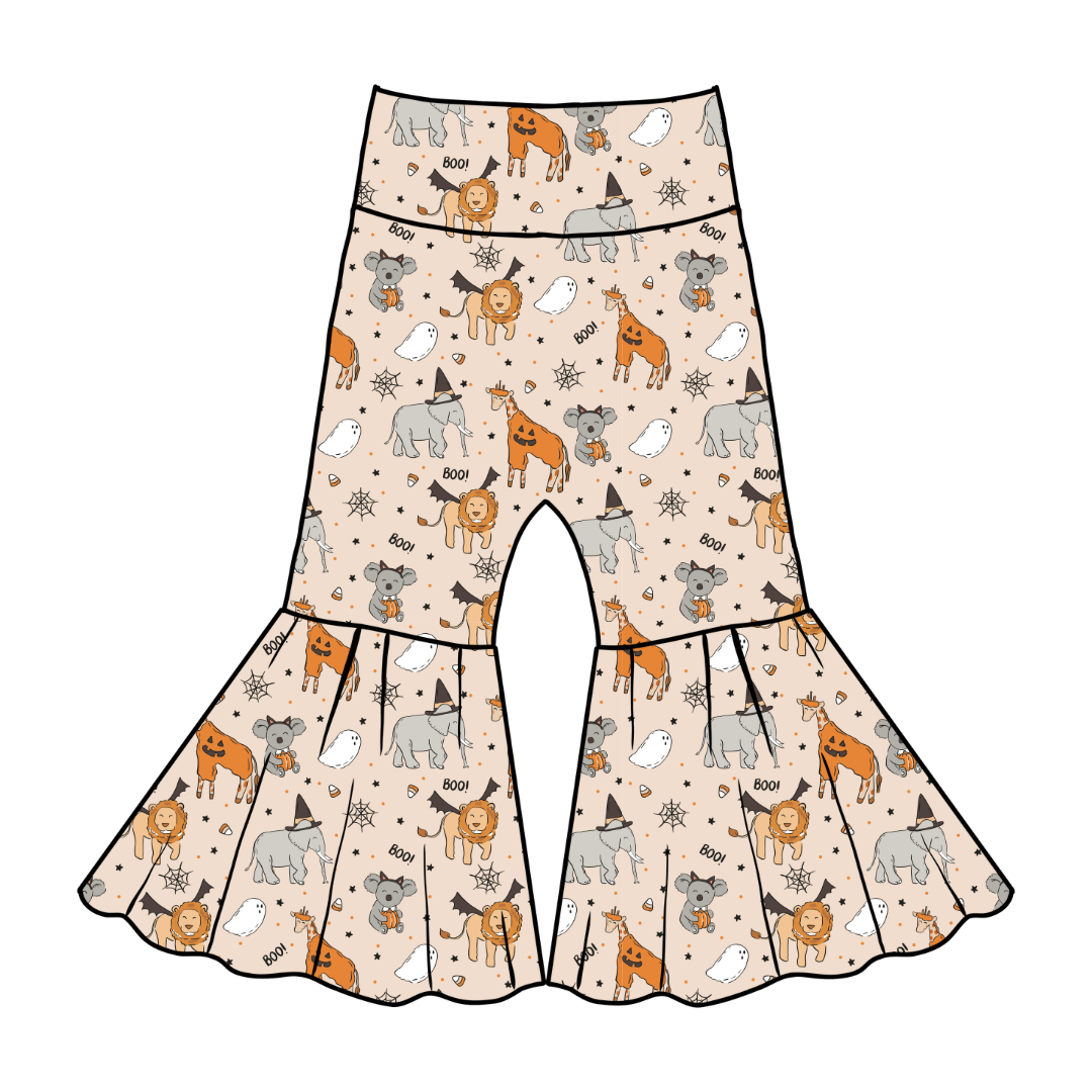 Boo At The Zoo - Mirage Knit Flares - PRE ORDER