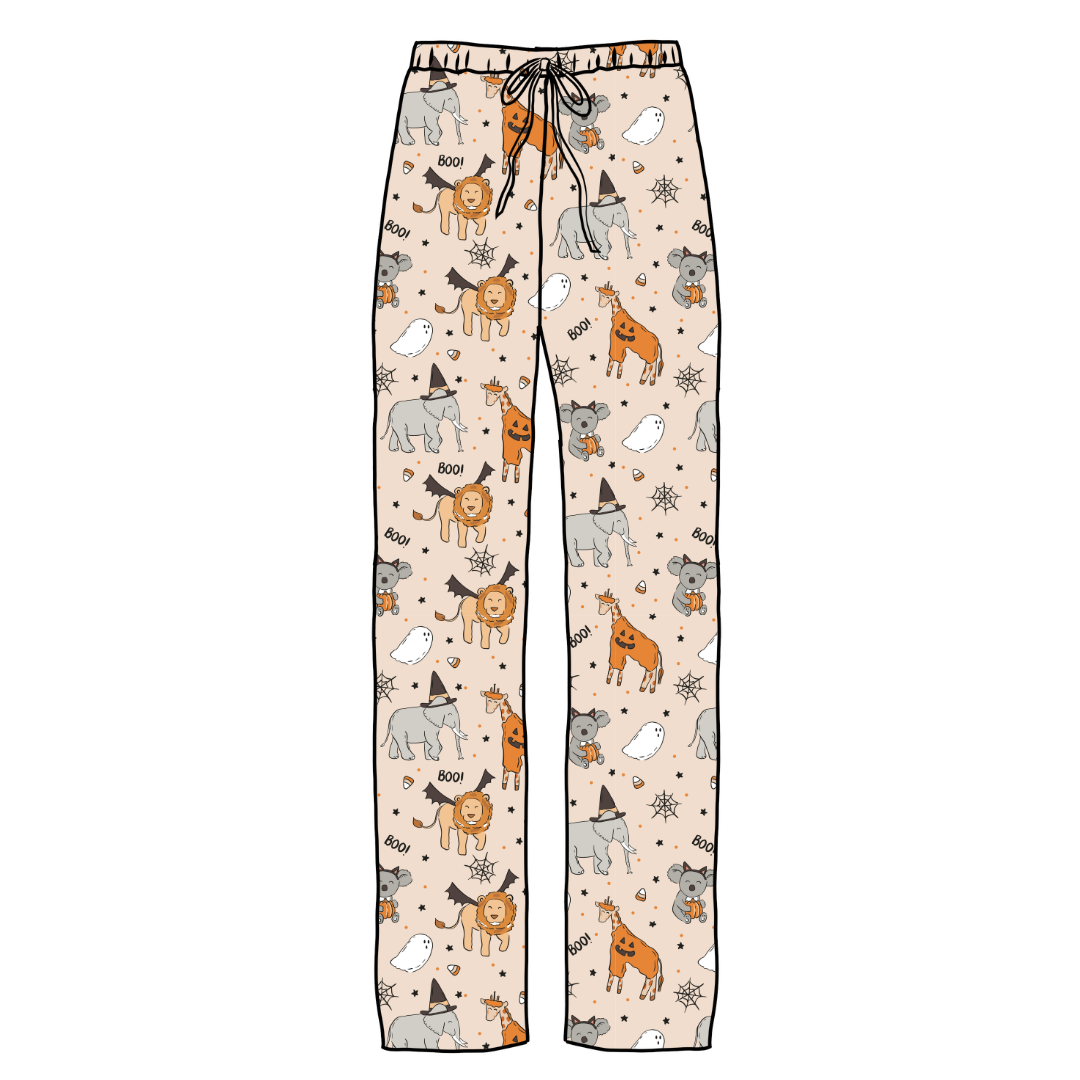 Boo At The Zoo Cosmic Adult Bamboo Pants - Pre Order
