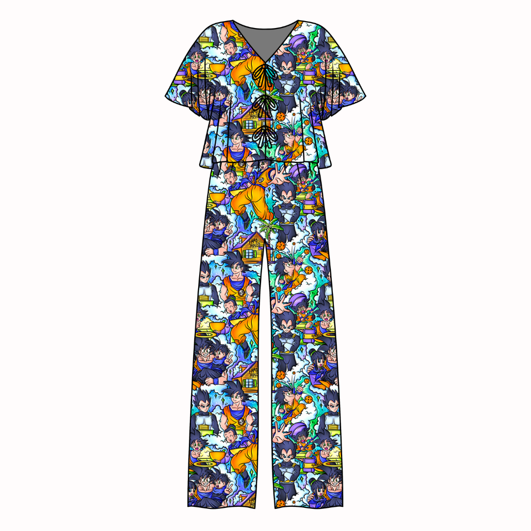 Limitless Lollipop Women's Front Tie Set Bamboo - Pre Order