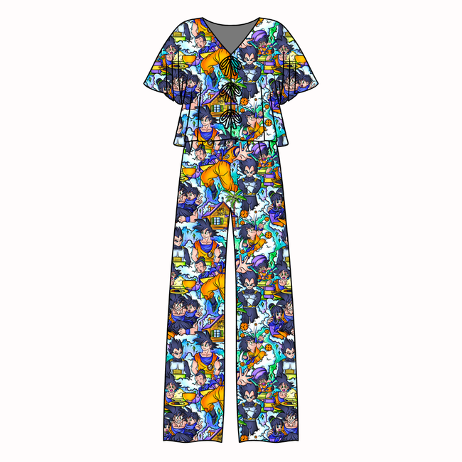 Limitless Lollipop Women's Front Tie Set Bamboo - Pre Order