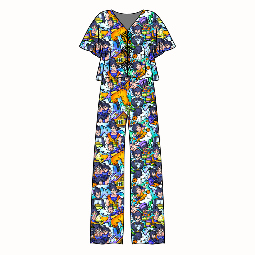 Limitless Lollipop Women's Front Tie Set Bamboo - Pre Order