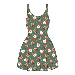 Sleigh Bell Dreams Reviere Women's Dress - Knit - Pre Order - Christmas Special