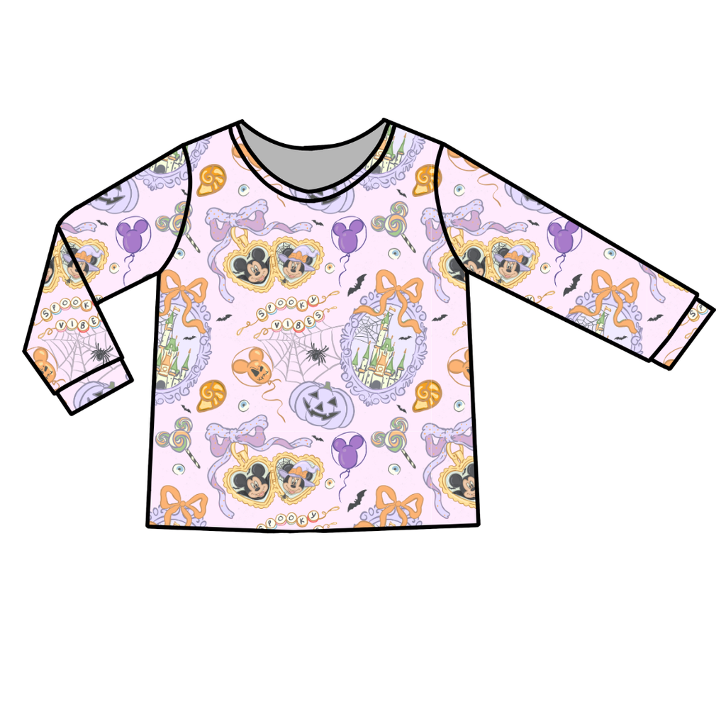 Too Cute Too Spook - Ruby Long Sleeve Bamboo Shirt - Pre Order