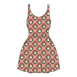 Candy Cane Lane Reviere Women's Dress - Knit - Pre Order - Christmas Special