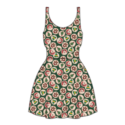 Christmas Cookies Reviere Women's Dress - Knit - Pre Order - Christmas Special