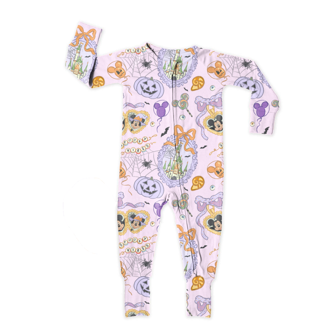 Too Cute Too Spook Dreamland Long Sleeve Sleeper Bamboo - PRE ORDER