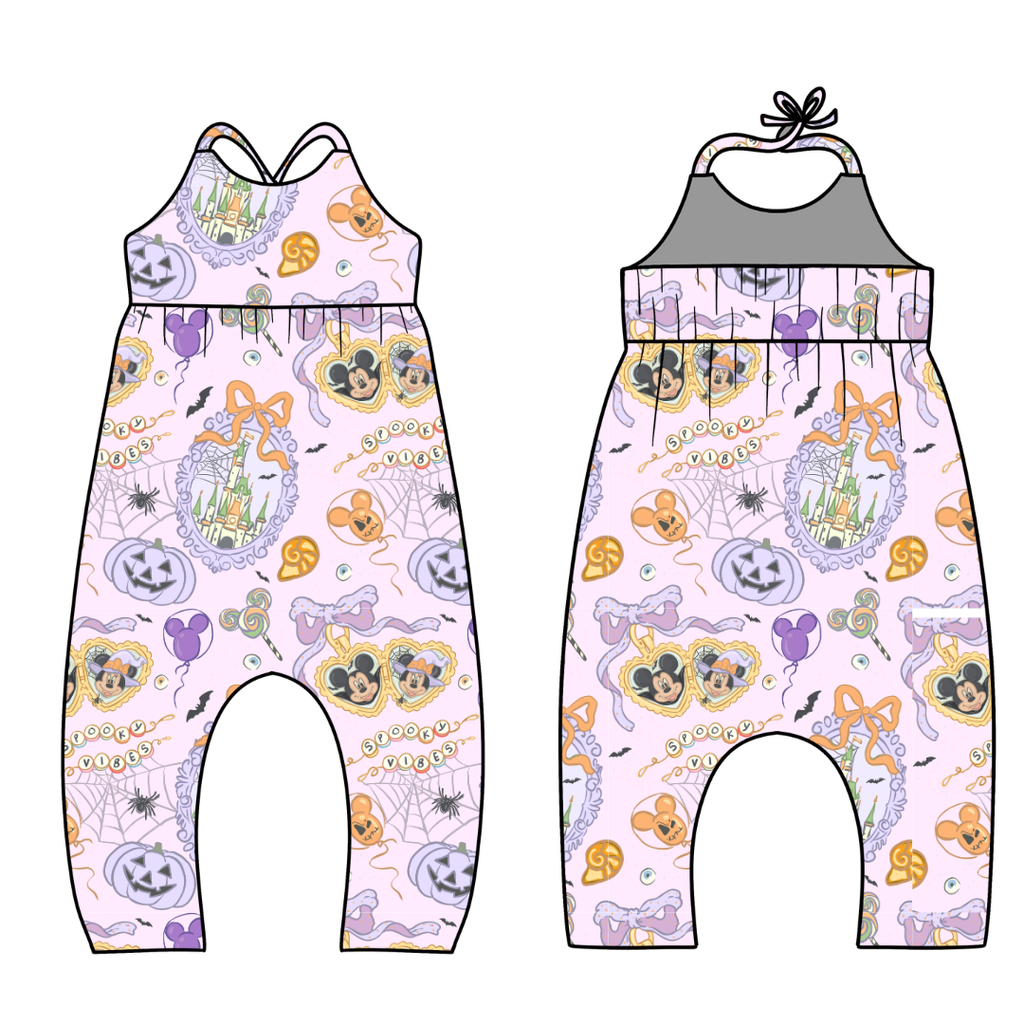 Too Cute Too Spook - Brielle Halter Jumpsuit Knit - PRE ORDER