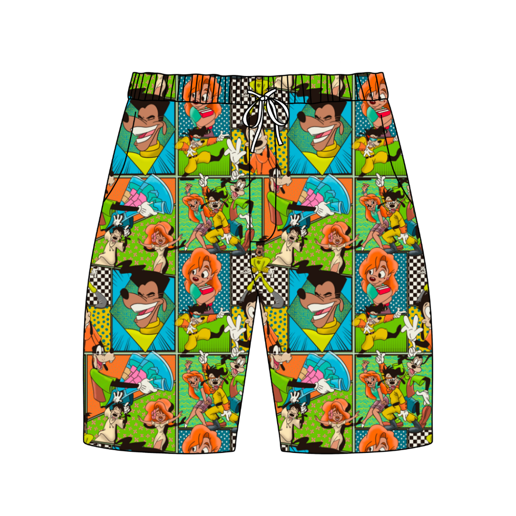 Stand Out Chill Extended Length Adult Pajama Bamboo Shorts - Pre Order