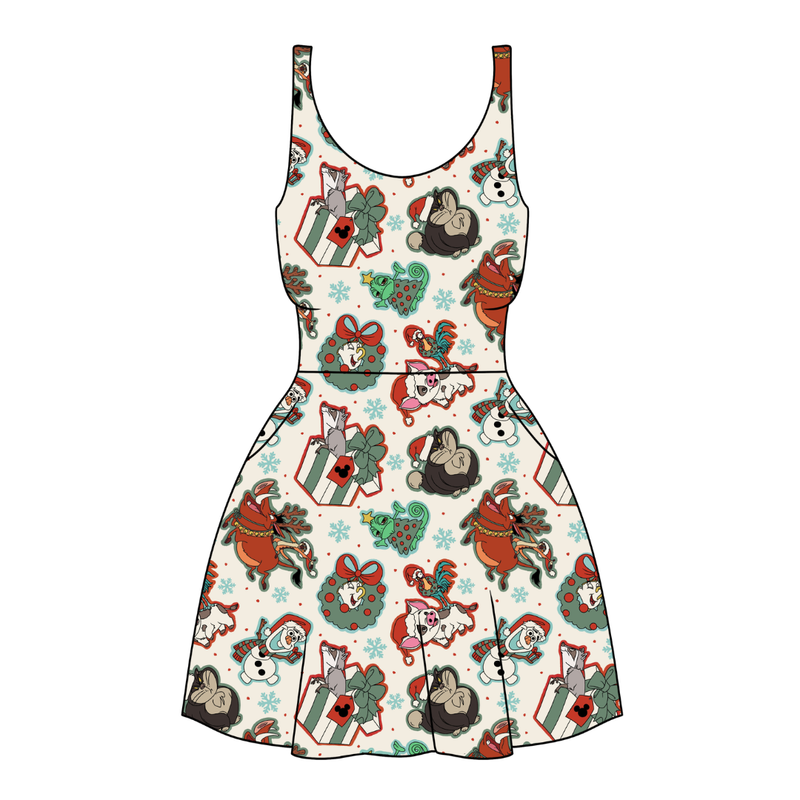 Christmas Sidekicks Reviere Women's Dress - Knit - Pre Order - Christmas Special