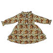 Woodland Melody Emerald Bamboo Long Sleeve Lounge Dress - PRE ORDER