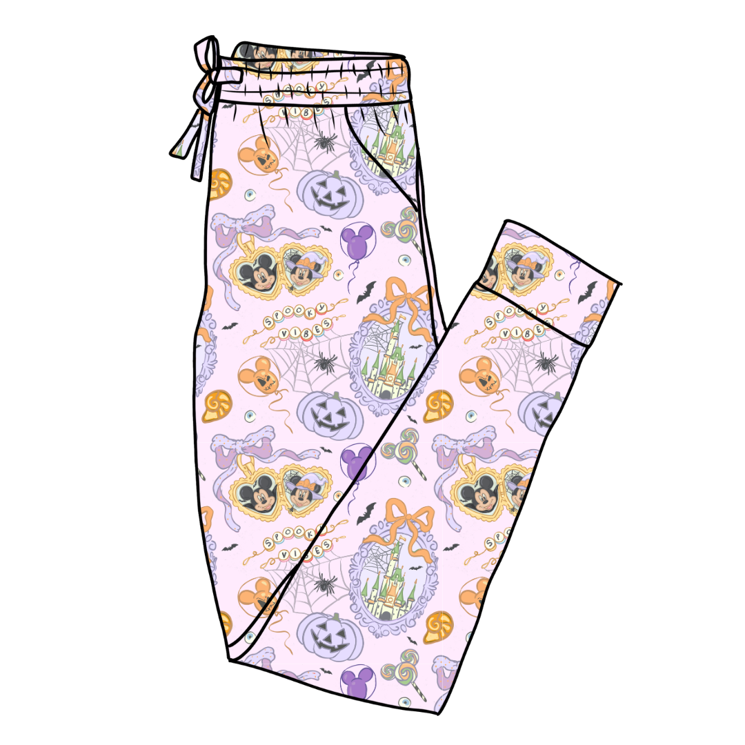 Too Cute Too Spook Daze Adult Bamboo Joggers - Pre Order