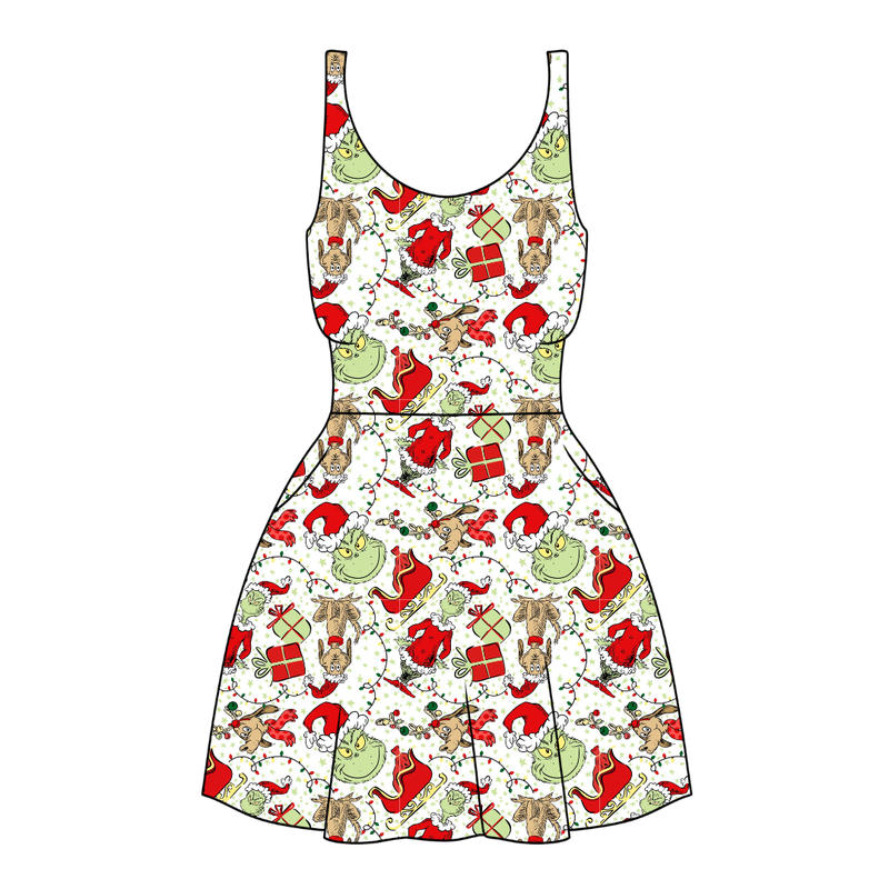 Mistle Toe & Mischief Reviere Women's Dress - Knit - Pre Order - Christmas Special