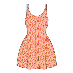 Bubblegum Bells Reviere Women's Dress - Knit - Pre Order - Christmas Special