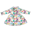 Learning is Magic Emerald Bamboo Long Sleeve Lounge Dress - PRE ORDER