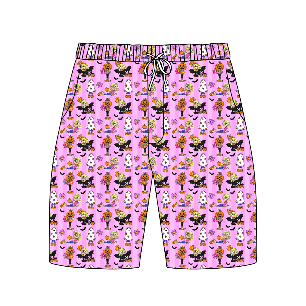 hey now hey now Chill Extended Length Adult Pajama Bamboo Shorts - Pre Order