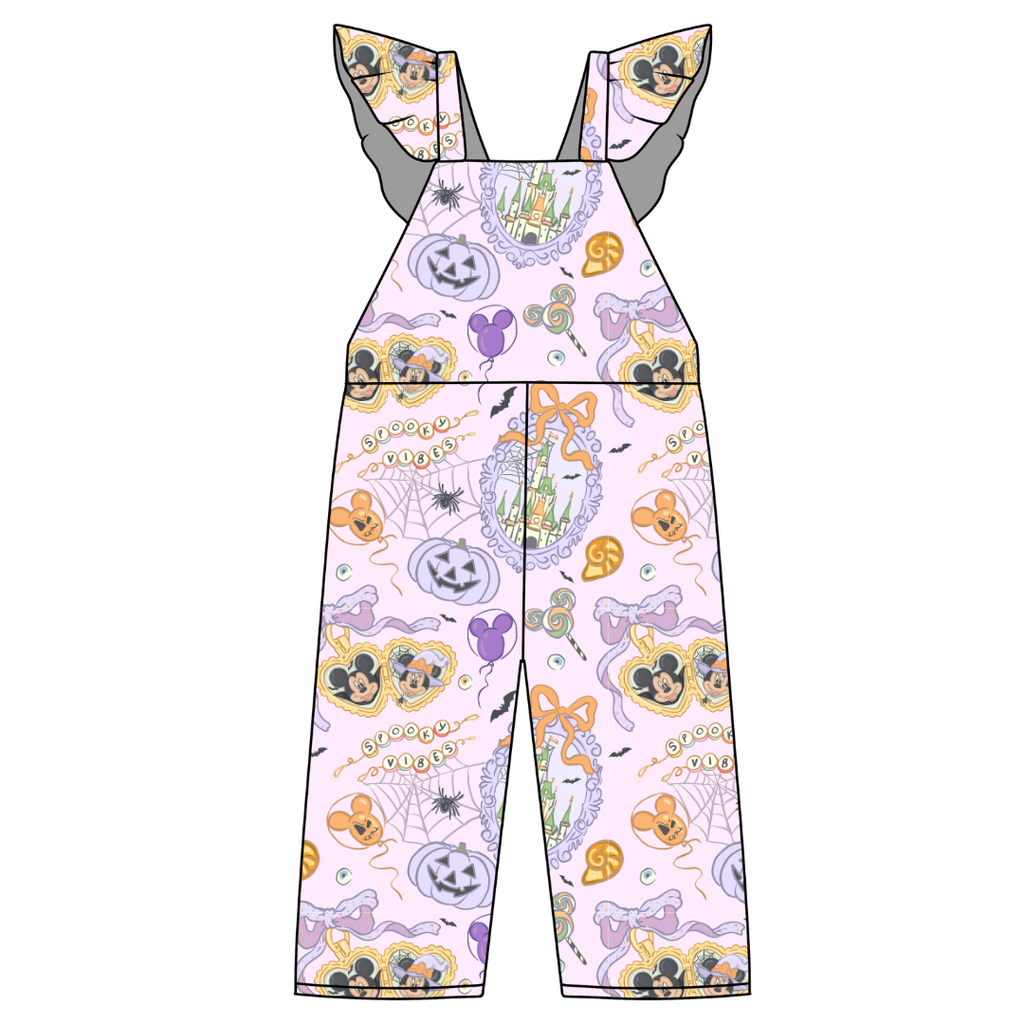 Too Cute Too Spook - Daisy Girl's Flutter Jumpsuit Knit - PRE ORDER