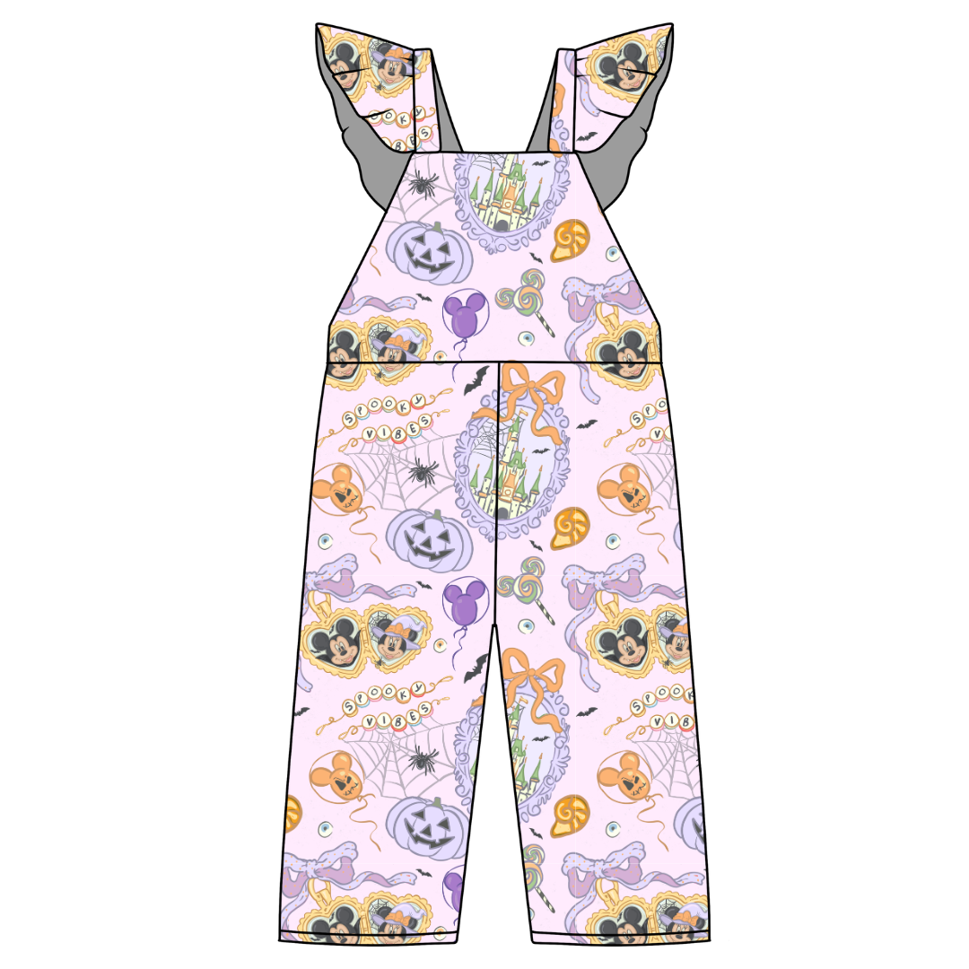 Too Cute Too Spook - Daisy Girl's Flutter Jumpsuit Knit - PRE ORDER