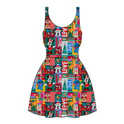 Jolly Patchwork Reviere Women's Dress - Knit - Pre Order - Christmas Special