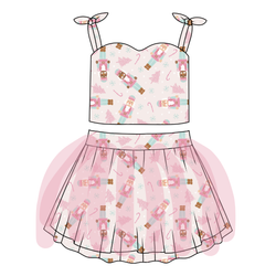 Sugarplum Glimmer Tulle Skirt Set - Knit - Pre Order - Christmas Special