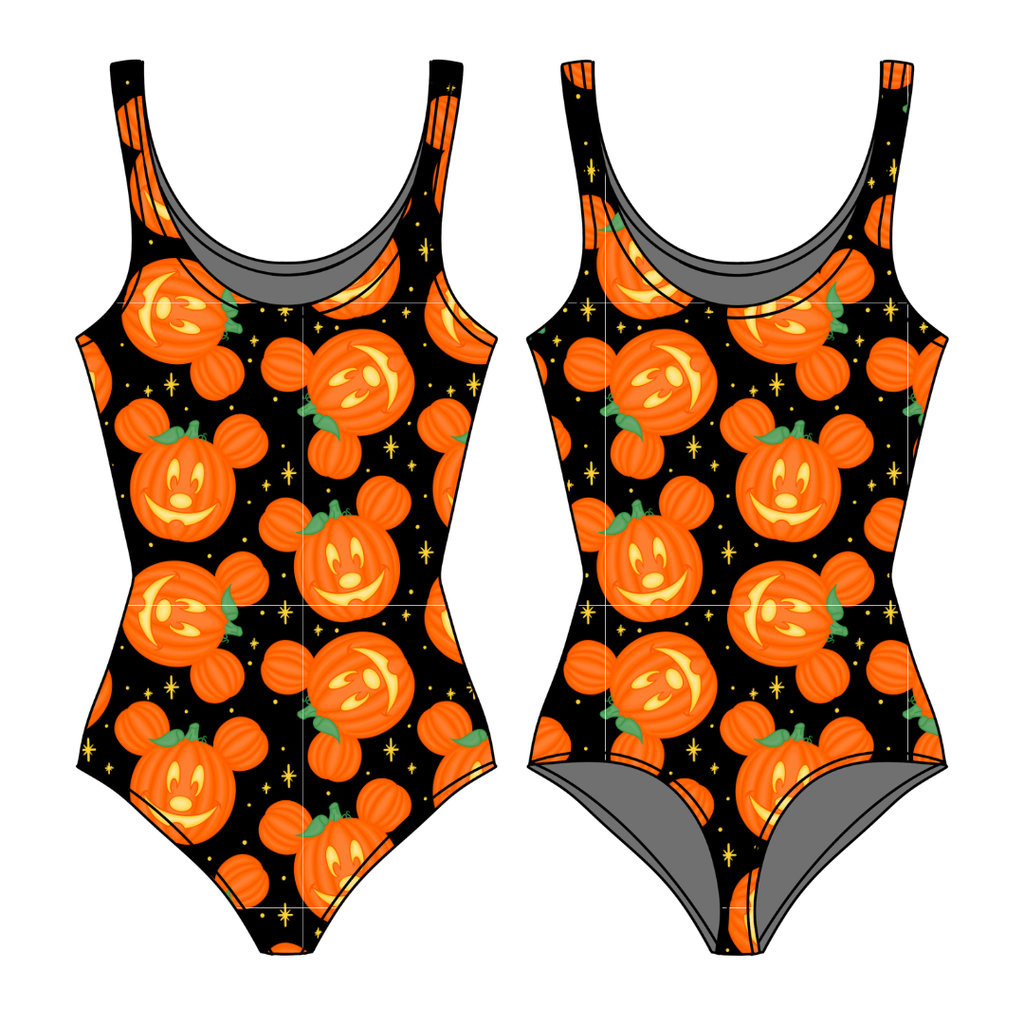 Pumpkin Ears Sapphire Women's Bamboo Leotard - Pre Order