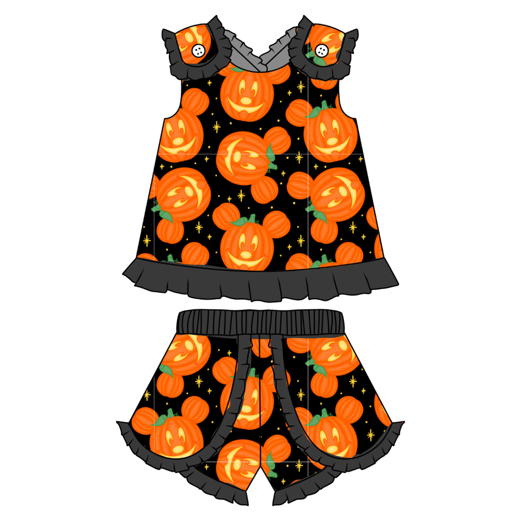 Pumpkin Ears - Evie Tulip Short Set Knit - PRE ORDER
