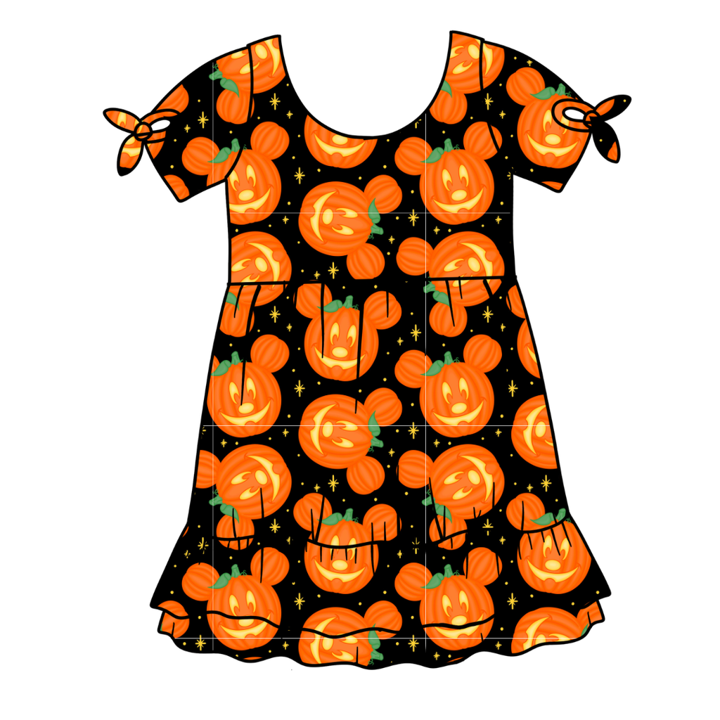 Pumpkin Ears - Serenity Short Sleeve Lounge Dress - PRE ORDER